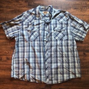 Mens foundry big and tall button up